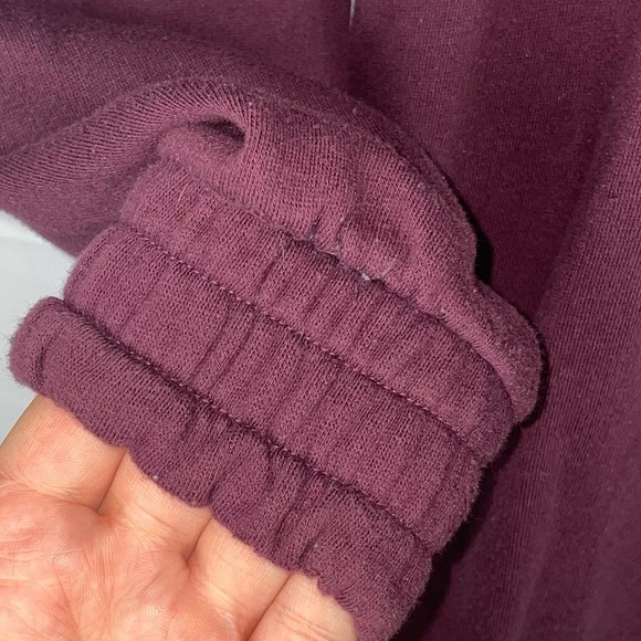 Victoria’s Secret Pink Sweatshirt 1/2 Zip Pullover Lace up Side Details Big Logo - Picture 8 of 8